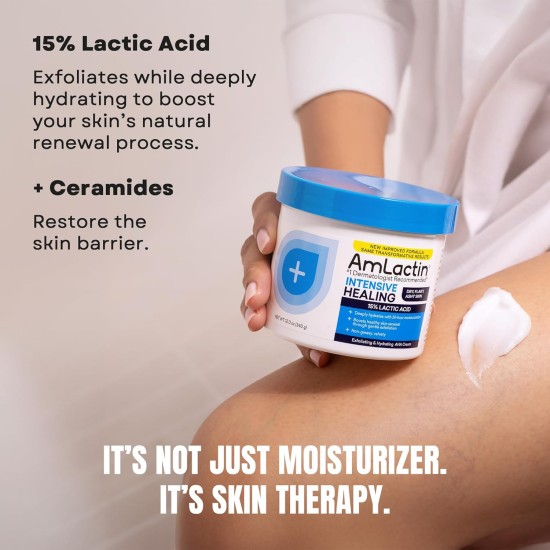 AmLactin Intensive Healing Therapeutic Body Cream 340g