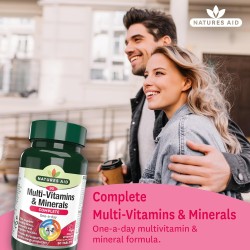 Natures Aid Complete Multi-vitamins And Minerals (vegetarian Antioxidant Formula) 90 Tablets