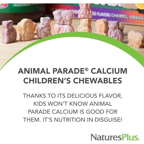 Natures Plus Animal Parade Kids Calcium Chewable 90's