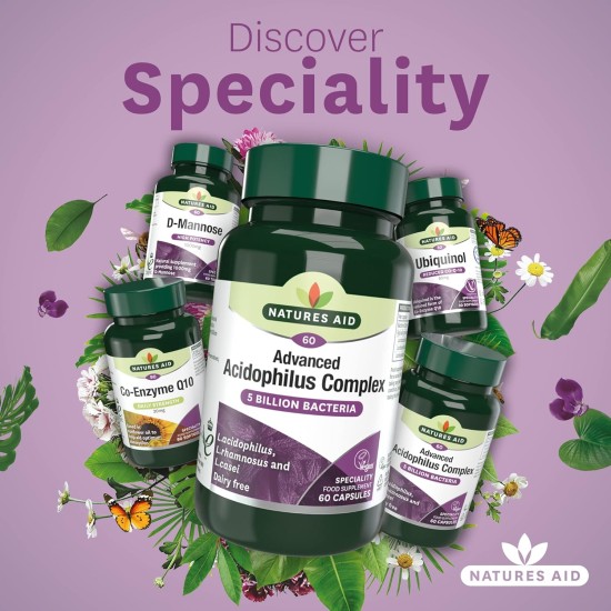 Natures Aid Acidophilus Complex 5b 60`s