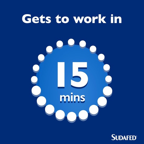Sudafed Blocked Nose & Sinus Capsules 16 Capsules Sudafed Blocked Nose & Sinus Capsules 16 Capsules