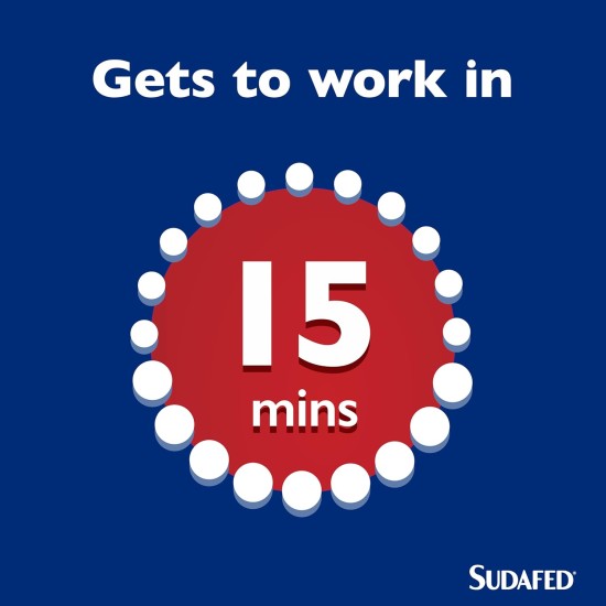 Sudafed Sinus Max Strength I6 Tablets