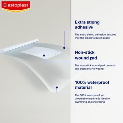 Elastoplast Aqua Protect 100% Waterproof 20 Plasters Elastoplast Aqua Protect 100% Waterproof 20 Plasters