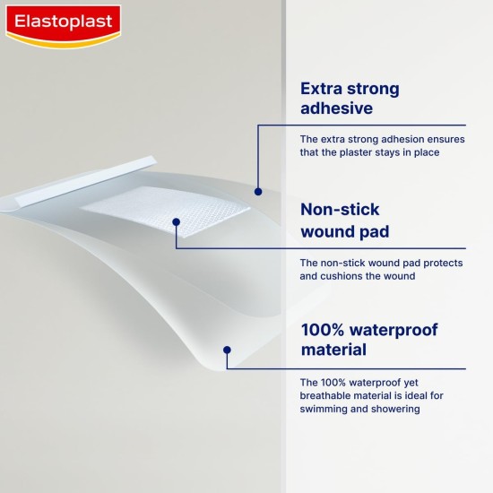 Elastoplast Aqua Protect 100% Waterproof 20 Plasters Elastoplast Aqua Protect 100% Waterproof 20 Plasters