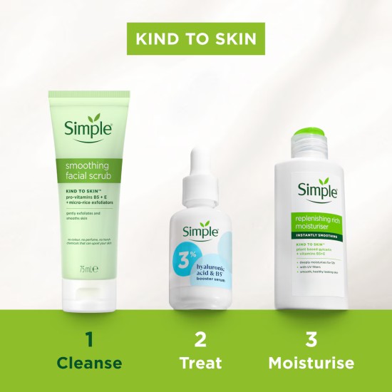 Simple Smoothing Cleansing Face Scrub 75ml