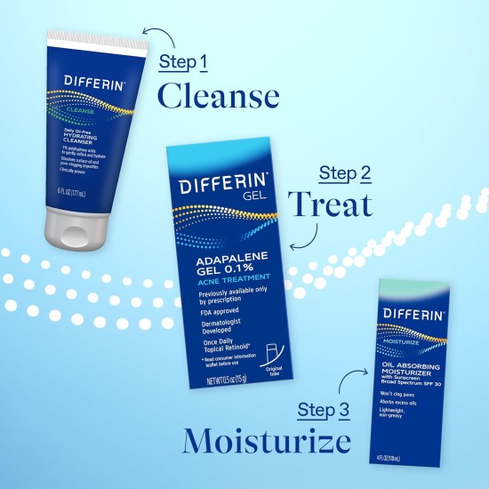 Differin Acne Treatment Gel with Adapalene 0.1% 15g