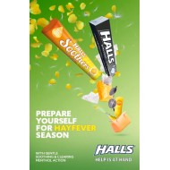 Halls Candy Cherry Sugar Free 32g