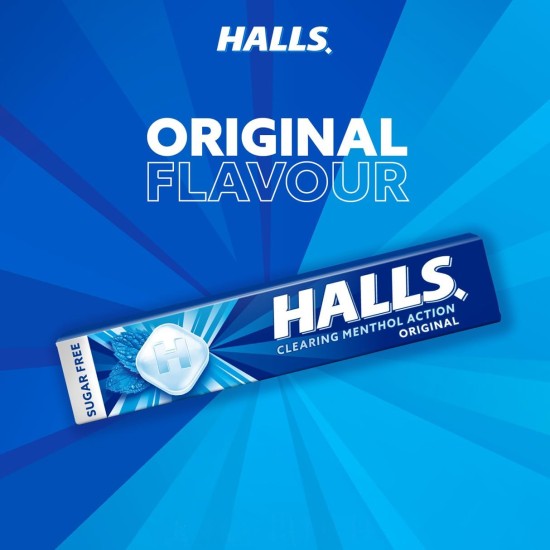 Halls Original Mentho-lyptus Sugar Free Box Of 20