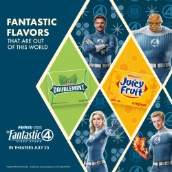 Juicy Fruit Chewing Gum 10 Pieces 14g