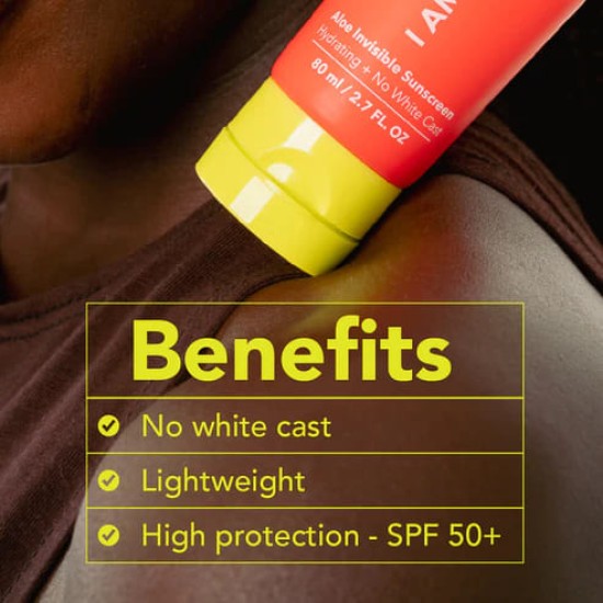 I Am Protected Uncover Aloe Sunscreen SPF 50+ 