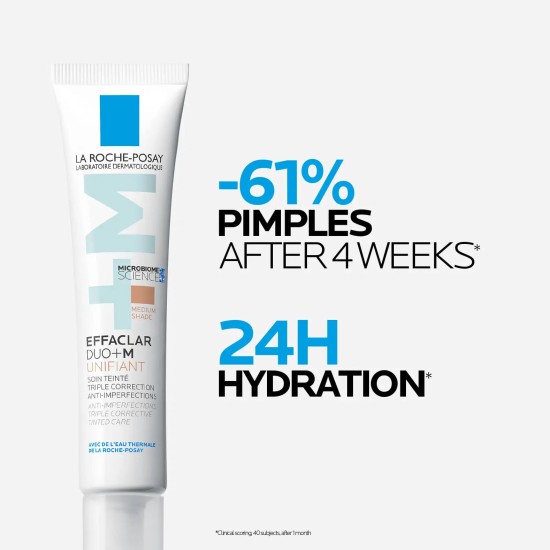 La Roche-Posay Effaclar Duo+M Unifiant Medium Shade 40ml La Roche-Posay Effaclar Duo+M Unifiant Medium Shade 40ml