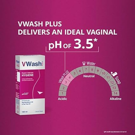 V Wash Plus Expert Intimate Hygiene Wash 100ml