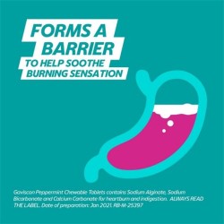 Gaviscon Peppermint 48 Chewable Tablets