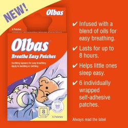 Olbas Breath Easy Patches 6`s Olbas Breath Easy Patches 6`s