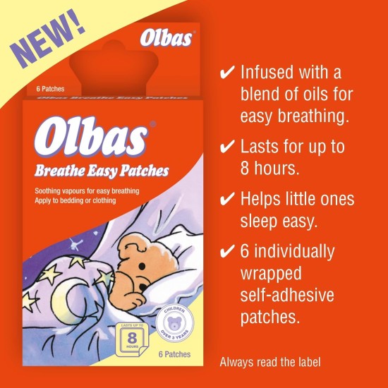 Olbas Breath Easy Patches 6`s