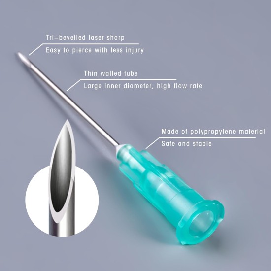 JIBENGAO 21 Gauge Needles 1.5 inch