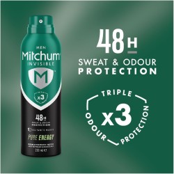 Mitchum Invisible Men 48hr Protection 200mls
