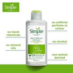 Simple Kind To Skin Eye Make Up Remover 125ml Simple Kind To Skin Eye Make Up Remover 125ml