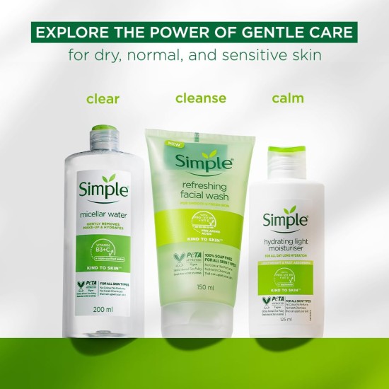 Simple Kind To Skin Hydrating Light Moisturizer 125ml Simple Kind To Skin Hydrating Light Moisturizer 125ml