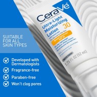 CeraVe Ultra-Light Moisturizing Lotion With SPF 30 52ml