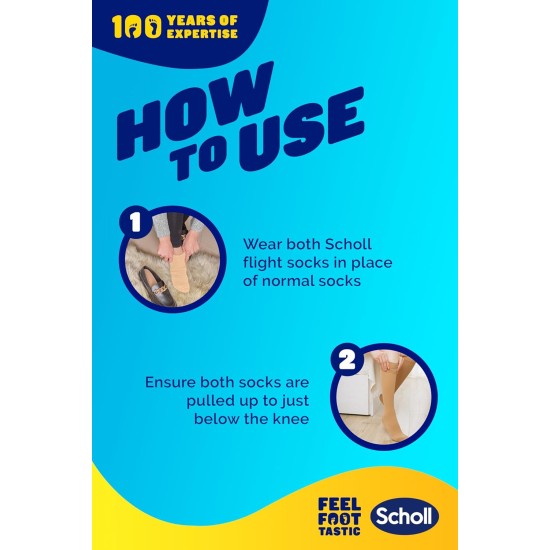 Scholl Flight Socks Size 37-39