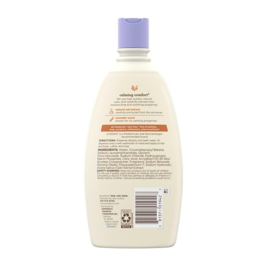 Aveeno Baby Calming Comfort Bath Lavender And Vanilla 236ml Aveeno Baby Calming Comfort Bath Lavender And Vanilla 236ml
