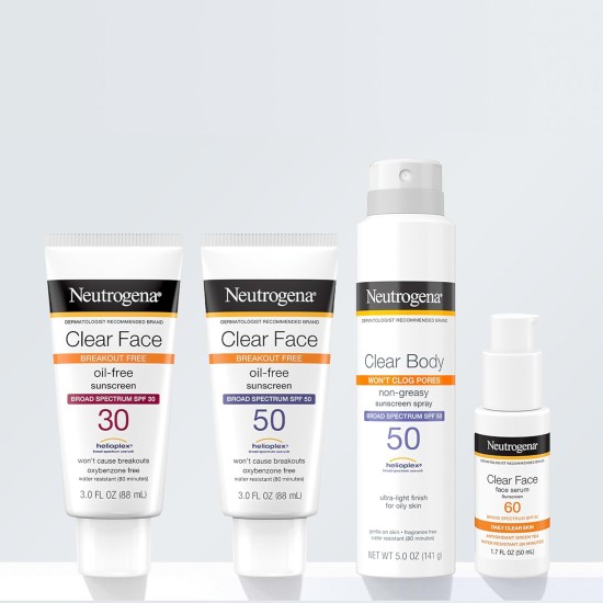 Neutrogena Clear Face Suncreen Lotion SPF 30 Neutrogena Clear Face Suncreen Lotion SPF 30