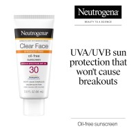 Neutrogena Clear Face Suncreen Lotion SPF 30