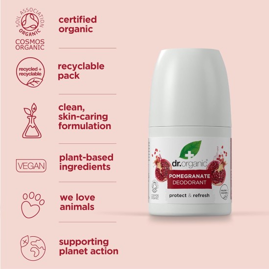Dr Organic Pomegranate Deodorant 50ml