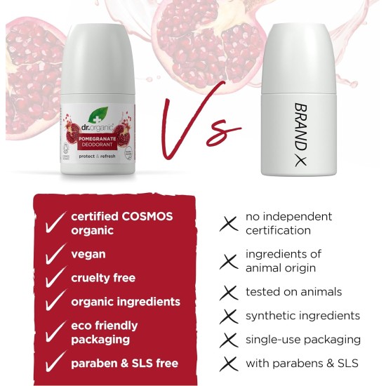 Dr Organic Pomegranate Deodorant 50ml