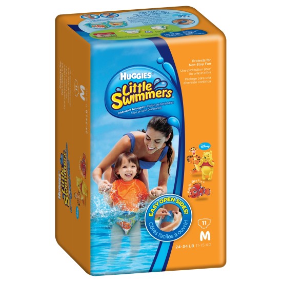 Huggies Little Swimmers Disposable Swimpants Size M 11-15kg 18 Pack