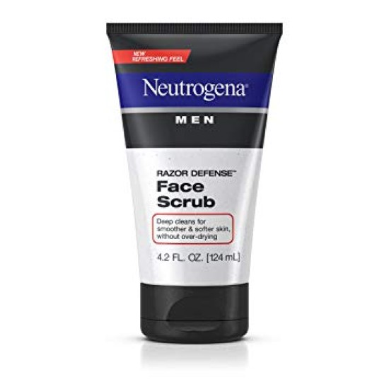 Neutrogena Men Exfoliating Razor Defense Daily Shave Face Scrub