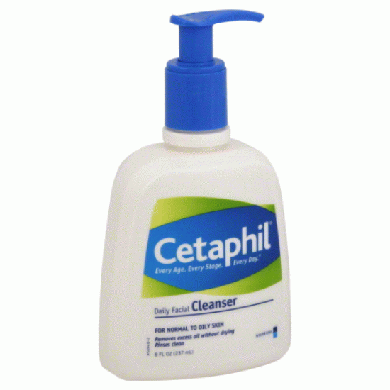 Cetaphil Daily Facial Cleanser For Normal To Oily Skin 8 Oz