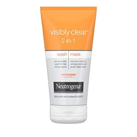 Neutrogena Visibly Clear Spot Proofing 2 In 1 Wash- Face Mask 150ml
