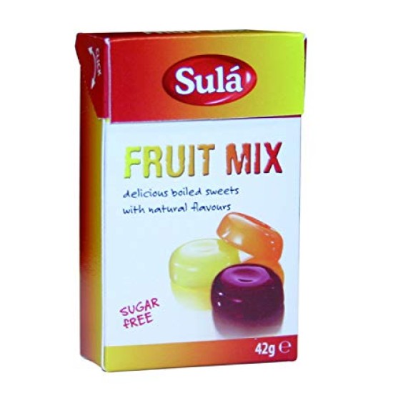 Sula Fruit Mix Sugar Free Sweets 42g