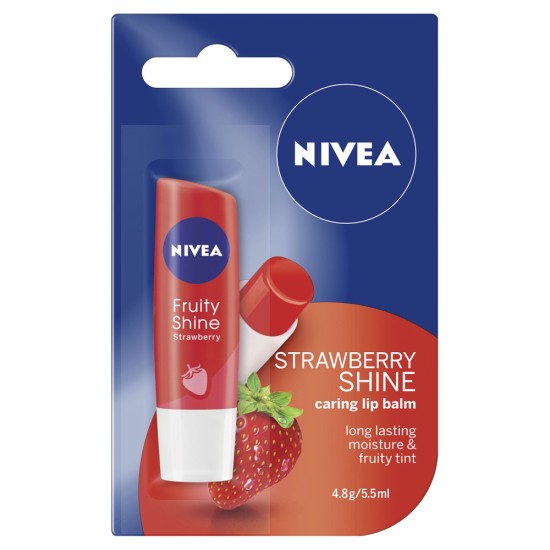 Nivea Lip Care Strawberry Shine 4.8 G