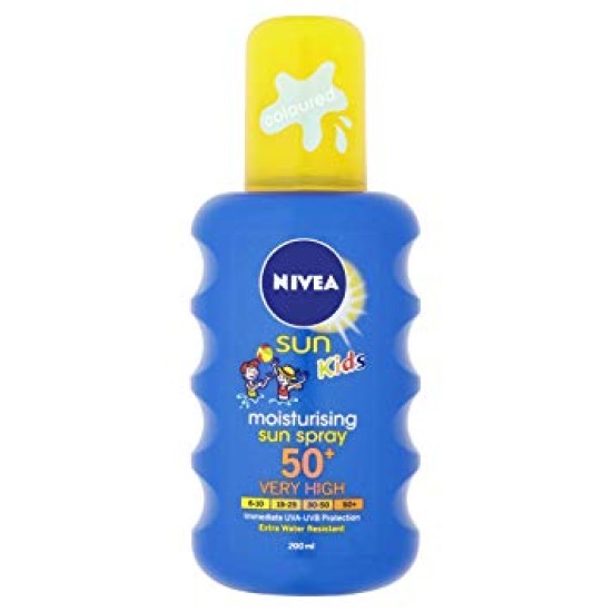 Nivea Sun Kids Protect And Sensitive Sun Spray Spf50+ 200 Ml