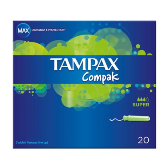 Tampax Compak Super  20 Tampons