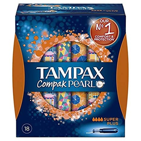 Tampax Compak Pearl Super Plus 18 Tampons