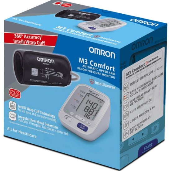Omron M3 Digital Automatic Led Intellisense Upper Arm Blood Pressure Monitor