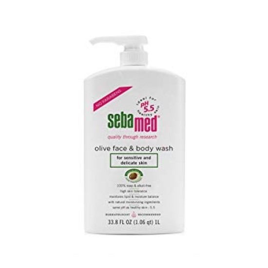 Sebamed Olive Face And Body Wash For Sensitive And Delicate Skin 1000ml