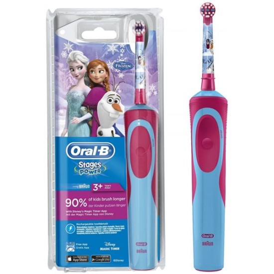 Oral B Stages Power 3+ Yrs Disney Characters Electric Rechargeable Toothbrush