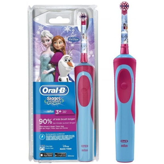 Oral-b Stages Power Battery Operated Disney Princess Electric Toothbrush 3+