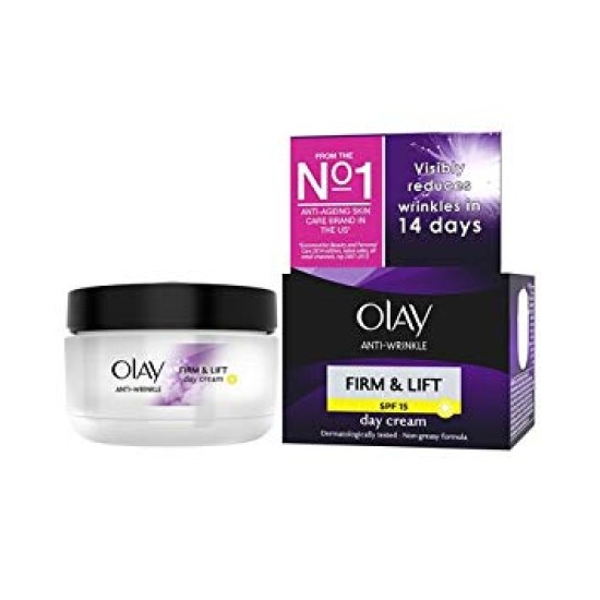 Olay Anti-wrinkle Firm And Lift Moisturizer Day Cream Spf15 50ml