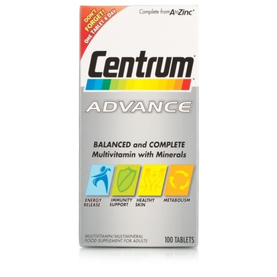 Centrum Advance Multivitamin 100 Tablets