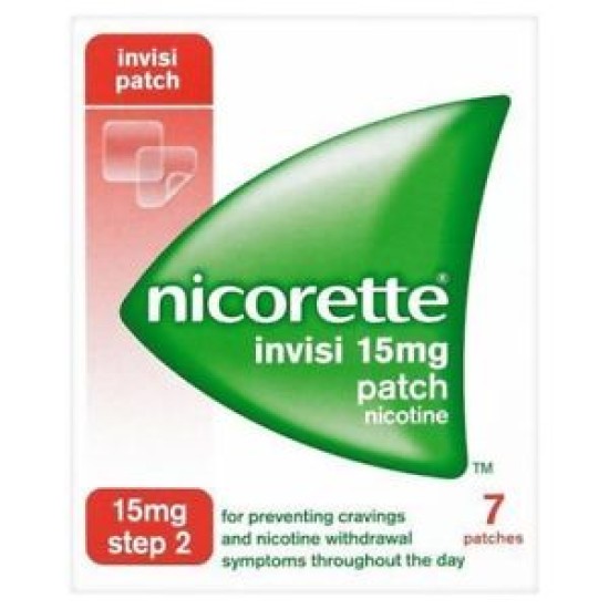 Nicorette Invisi Patch Step 2 15mg 7 Patches