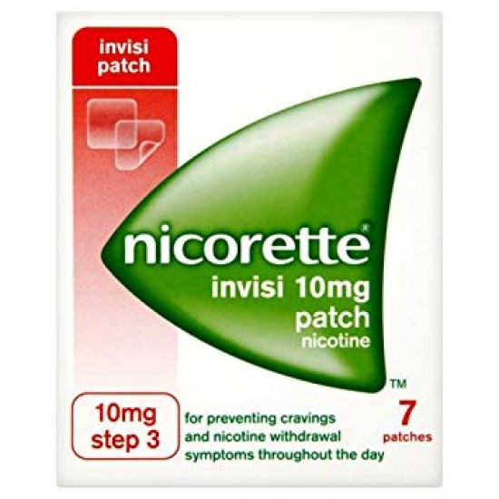Nicorette Invisi Patch Step 3 10mg 7 Patches