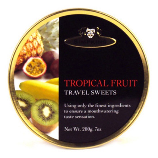 Simpkins Tropical Fruit Travel Sweets 200g