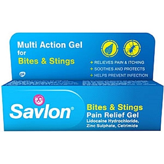 Savlon Multi Action Bites And Stings Pain Relief Gel 20g