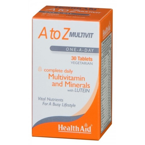 Health Aid A To Z Multivit 30 Vegetarian Tablets